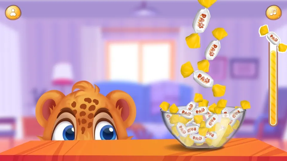 Catch & collect game in Lalo the Leopard